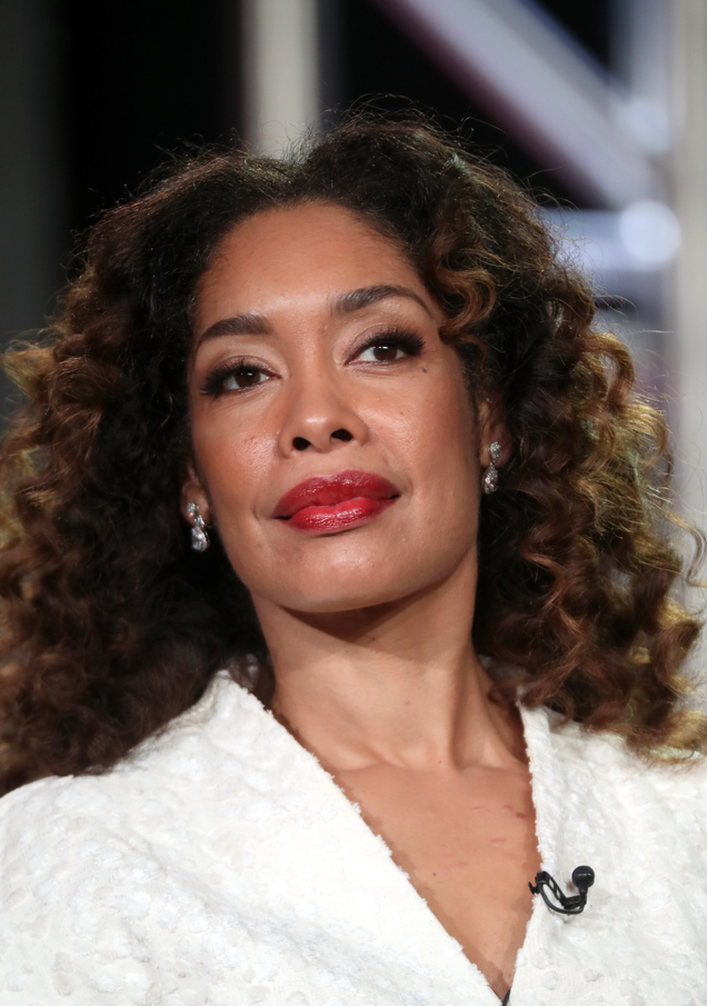 Gina Torres of the television show ‘The Catch’ speaks onstage during the Disney-ABC portion of the 2017 Winter Television Critics Association Press Tour at Langham Hotel on January 10, 2017 in Pasadena, California.